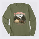Do Not Pet The Fluffy Cows Yellowstone National Park Long Sleeve T-Shirt