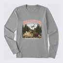 Do Not Pet The Fluffy Cows Yellowstone National Park Long Sleeve T-Shirt