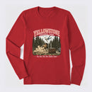 Do Not Pet The Fluffy Cows Yellowstone National Park Long Sleeve T-Shirt