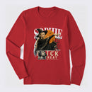 Sophie Basketball Halloween Point Trick or Treat Long Sleeve T-Shirt