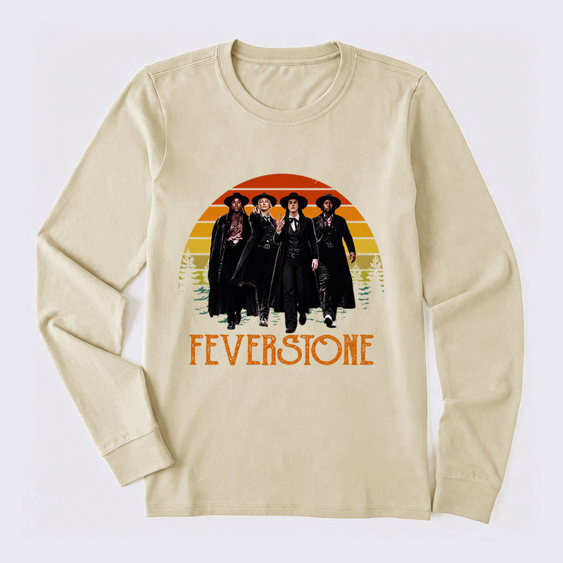 Sophie Cunningham Feverstone Vintage Western Basketball Long Sleeve T-Shirt