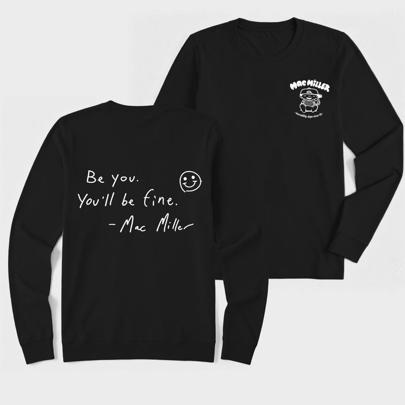 Mac Miller Quote Vintage Hip Hop Rap Long Sleeve T-Shirt