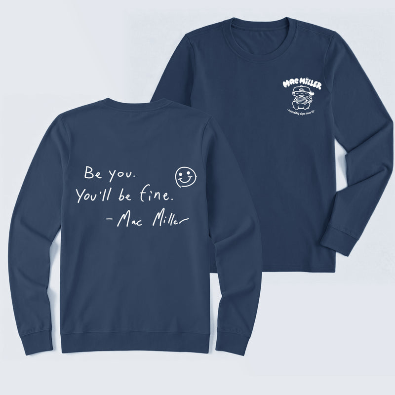 Mac Miller Quote Vintage Hip Hop Rap Long Sleeve T-Shirt