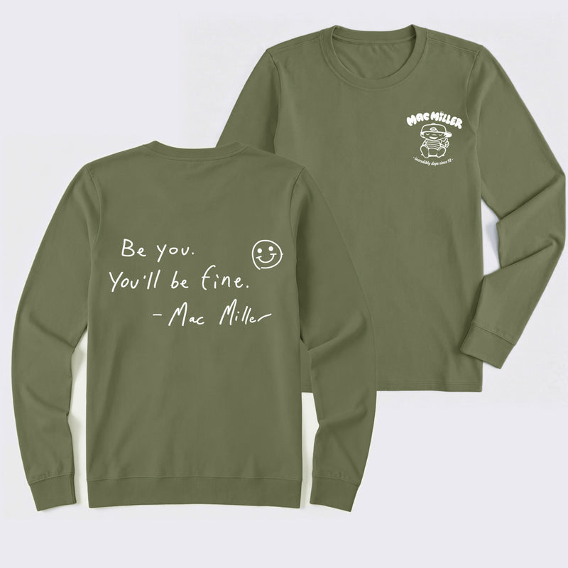 Mac Miller Quote Vintage Hip Hop Rap Long Sleeve T-Shirt