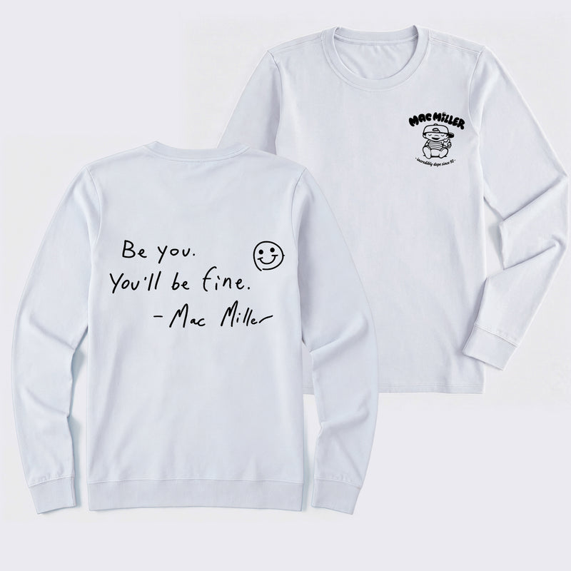 Mac Miller Quote Vintage Hip Hop Rap Long Sleeve T-Shirt