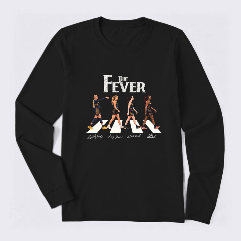 The Fever Abbey Road Basketball Vintage Long Sleeve T-Shirt