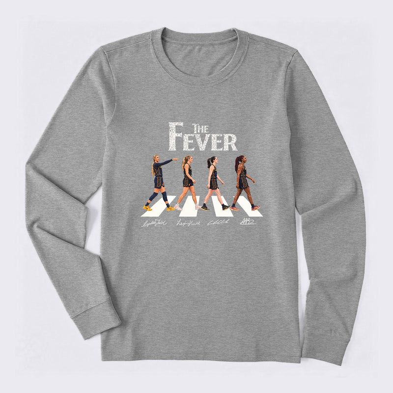 The Fever Abbey Road Basketball Vintage Long Sleeve T-Shirt