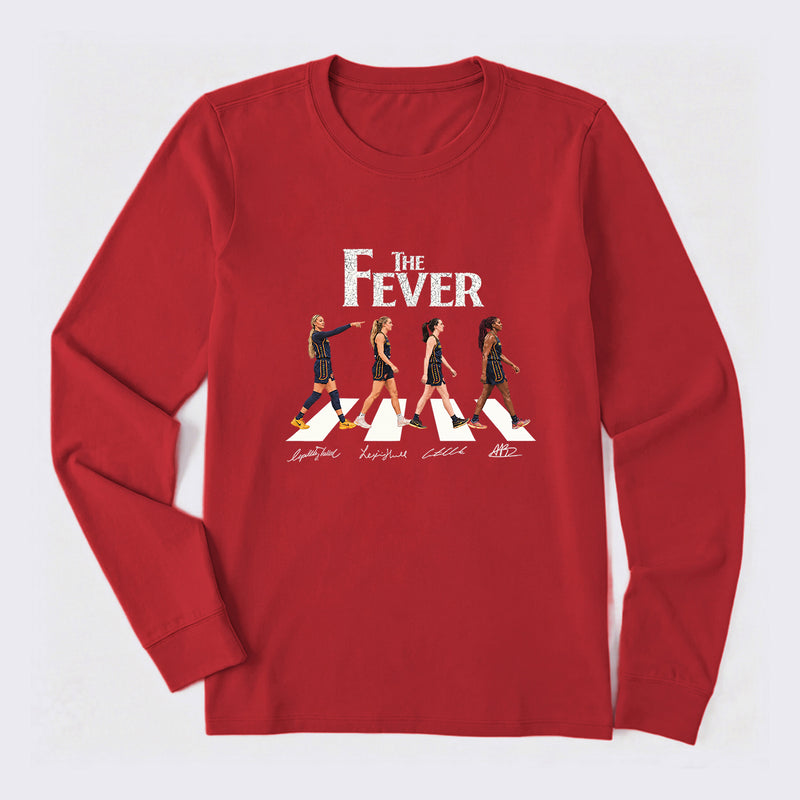 The Fever Abbey Road Basketball Vintage Long Sleeve T-Shirt
