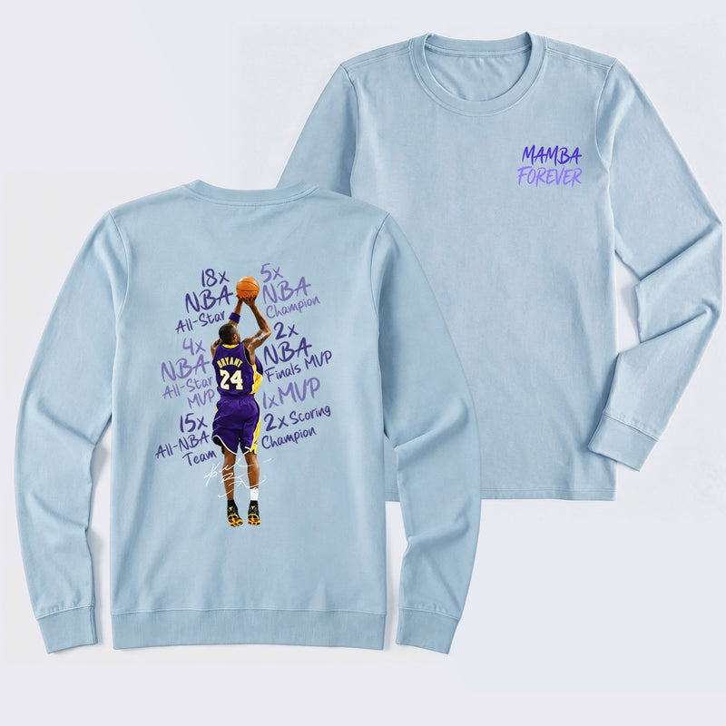 Kobe Bryant Mamba Forever Basketball Long Sleeve T-Shirt