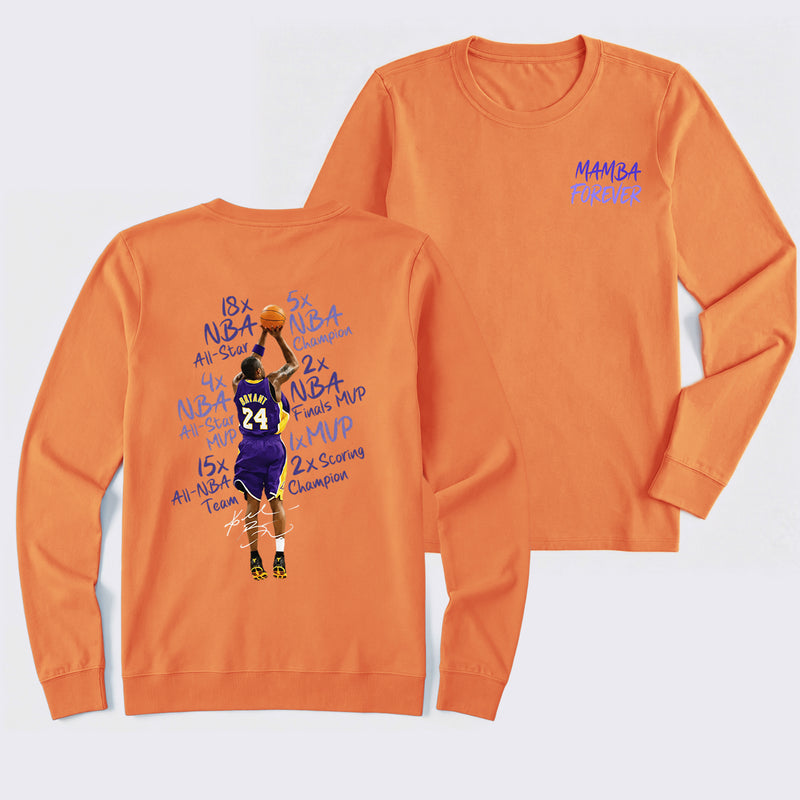 Kobe Bryant Mamba Forever Basketball Long Sleeve T-Shirt
