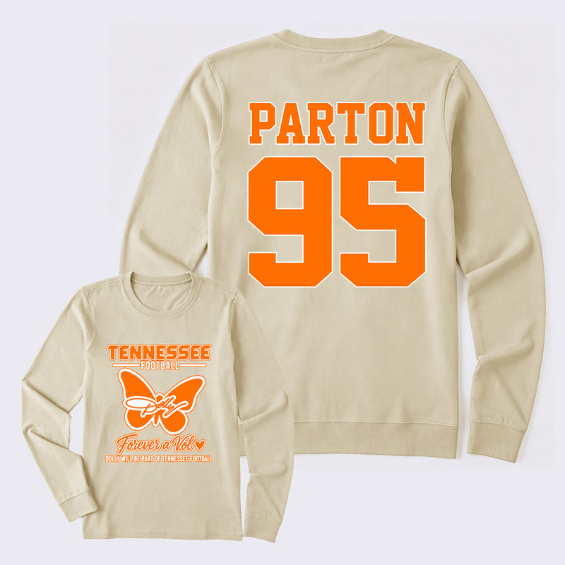 Dolly Parton Tennessee 95 Country Music Football Long Sleeve T-Shirt