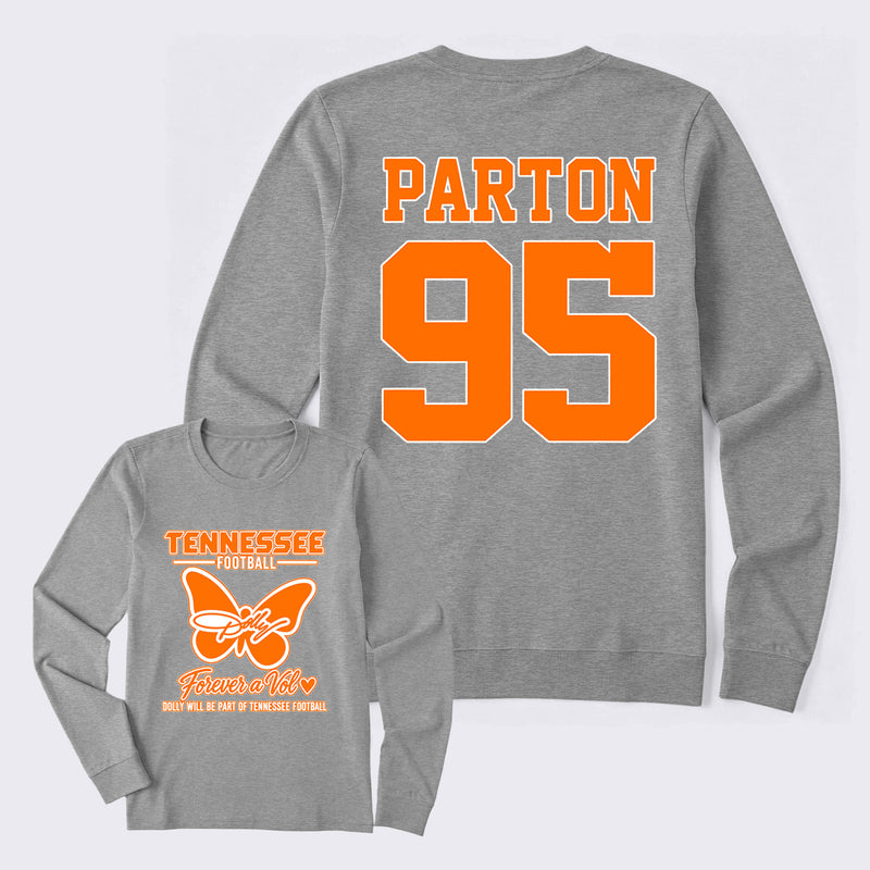 Dolly Parton Tennessee 95 Country Music Football Long Sleeve T-Shirt