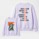 NewYork 2 Side Basketball Fans Sweatshirt