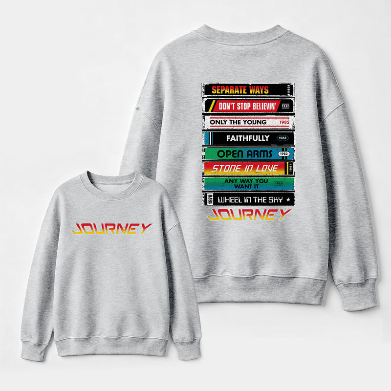 Journey Band Vintage Rock Music Sweatshirt