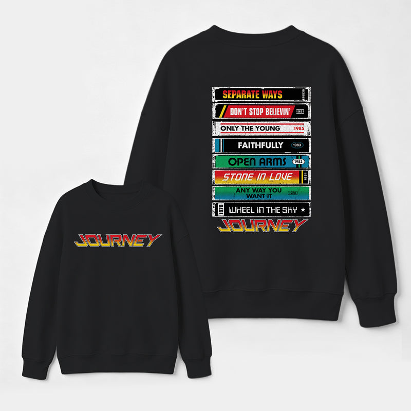 Journey Band Vintage Rock Music Sweatshirt