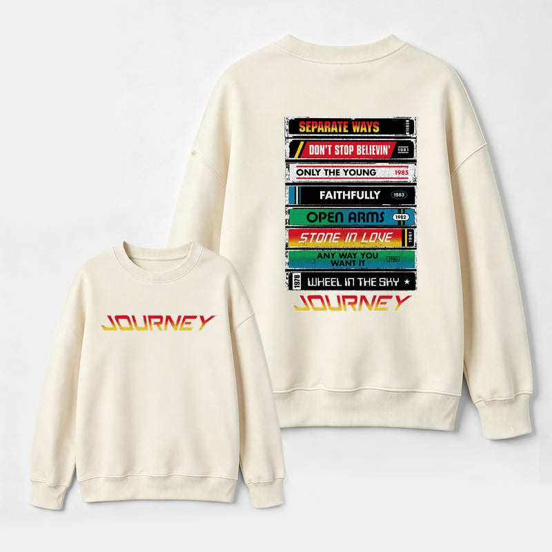Journey Band Vintage Rock Music Sweatshirt
