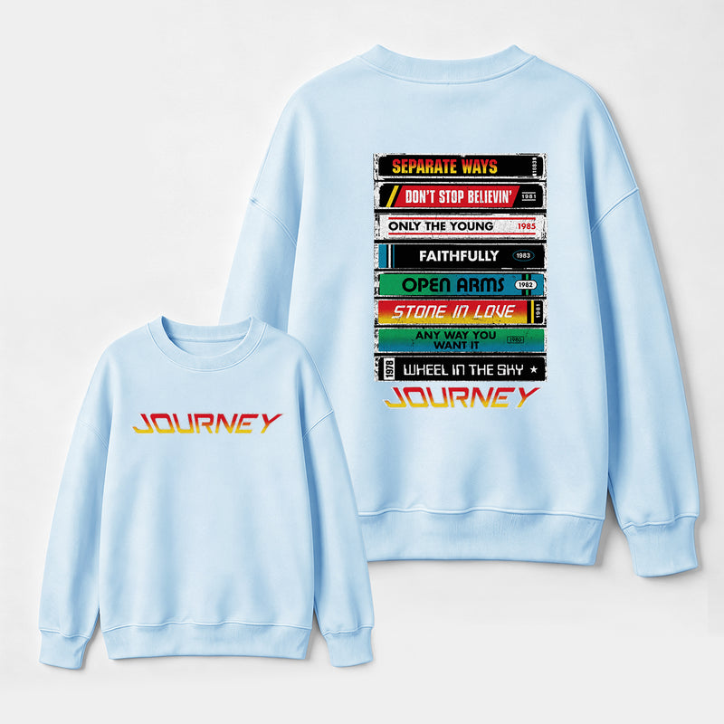 Journey Band Vintage Rock Music Sweatshirt