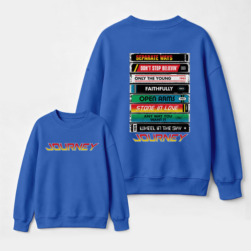 Journey Band Vintage Rock Music Sweatshirt