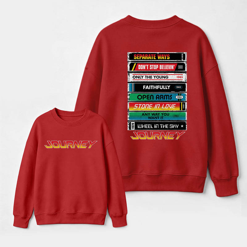 Journey Band Vintage Rock Music Sweatshirt