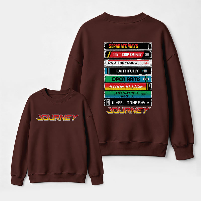 Journey Band Vintage Rock Music Sweatshirt