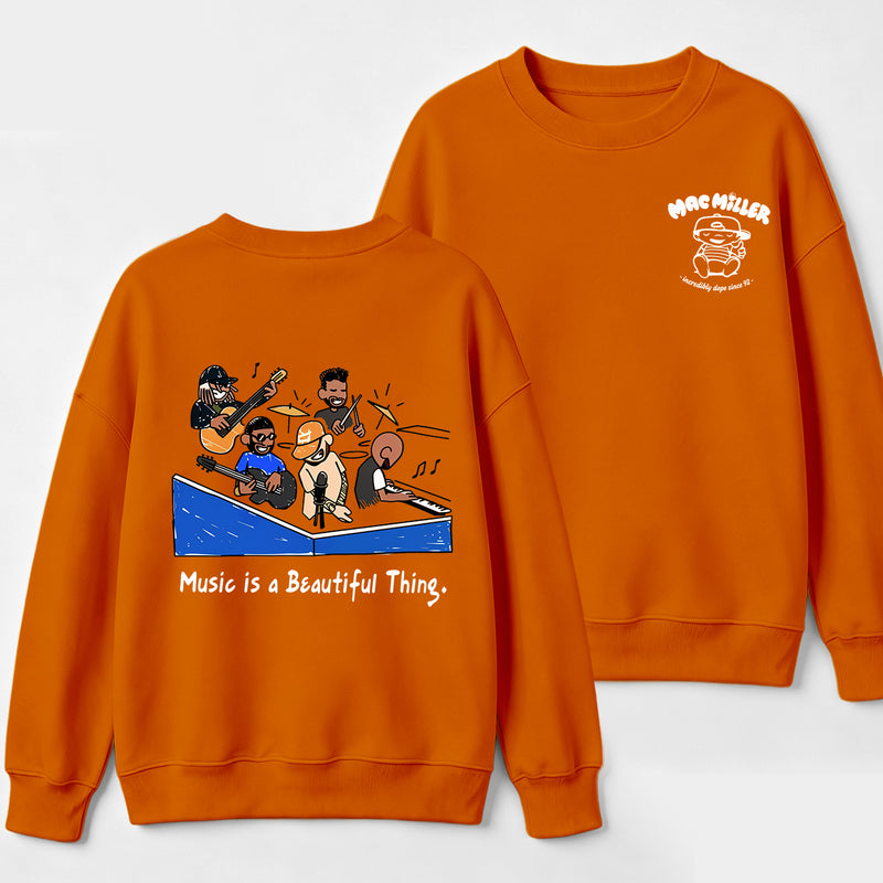 Music Is a Beautiful Thing Mac Miller Vintage Sweatshirt