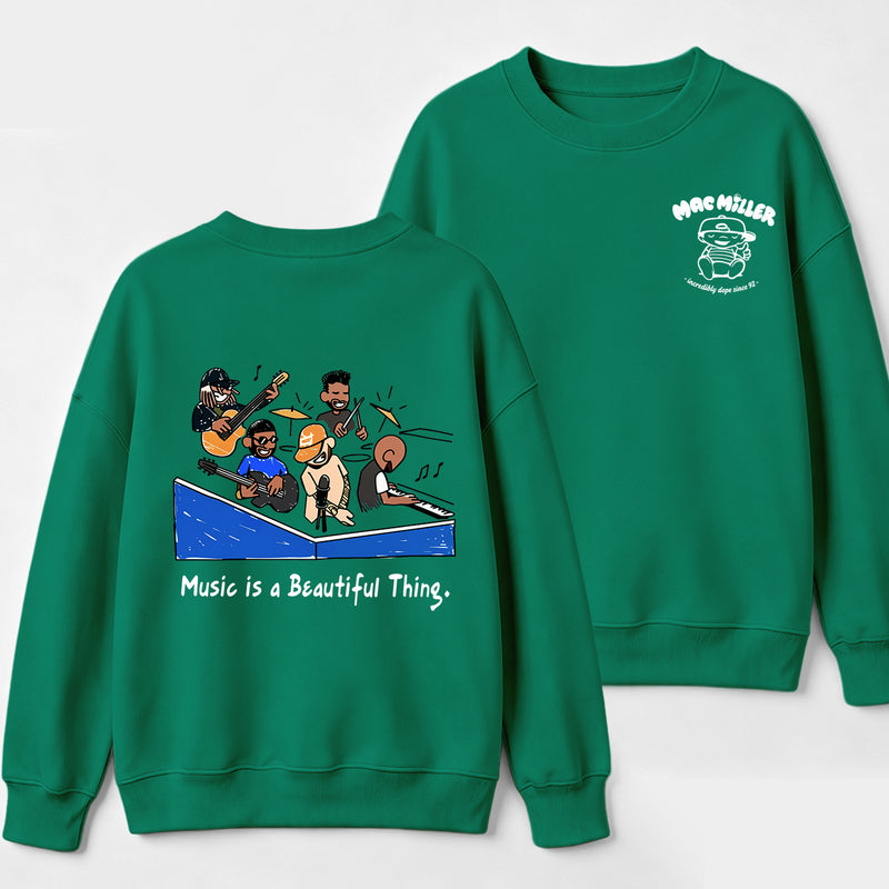 Music Is a Beautiful Thing Mac Miller Vintage Sweatshirt