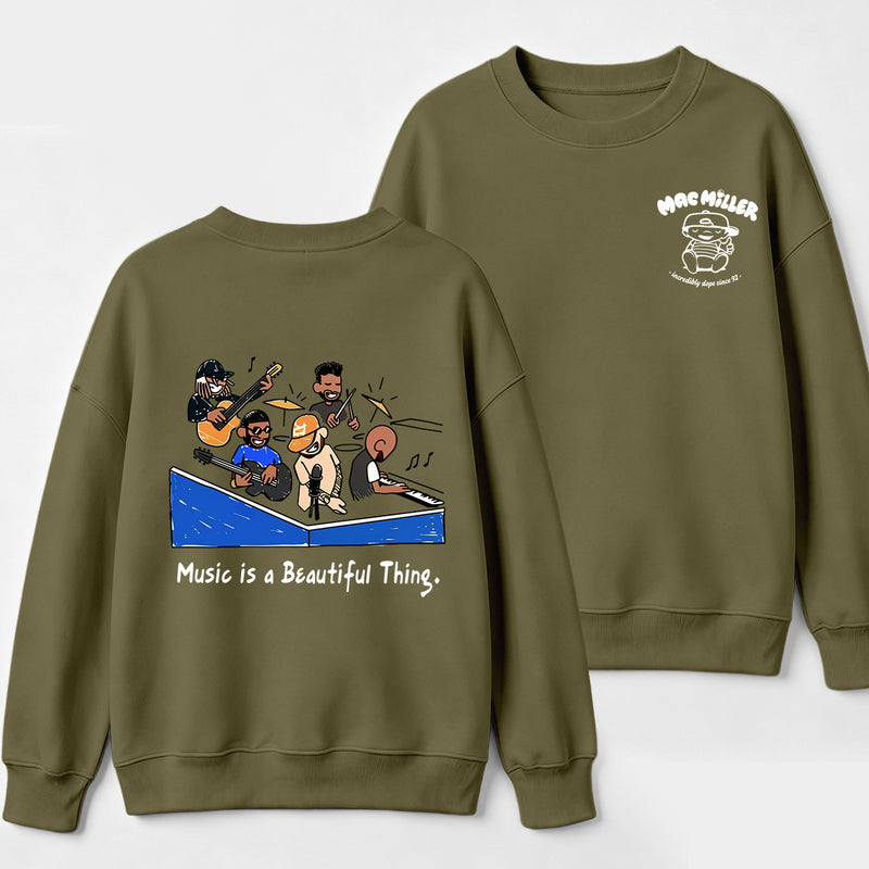 Music Is a Beautiful Thing Mac Miller Vintage Sweatshirt