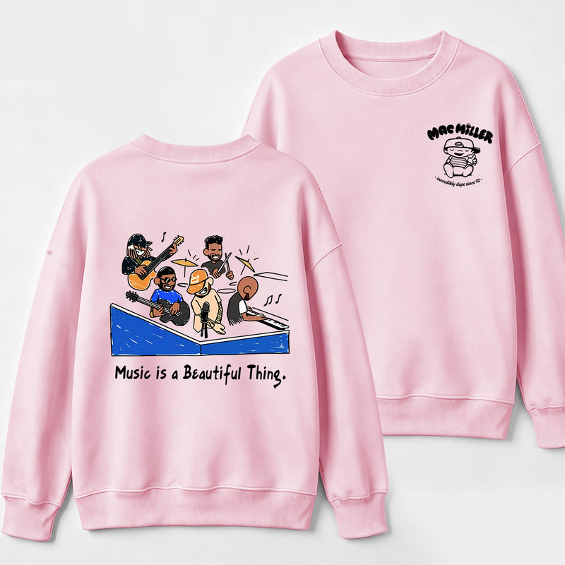 Music Is a Beautiful Thing Mac Miller Vintage Sweatshirt