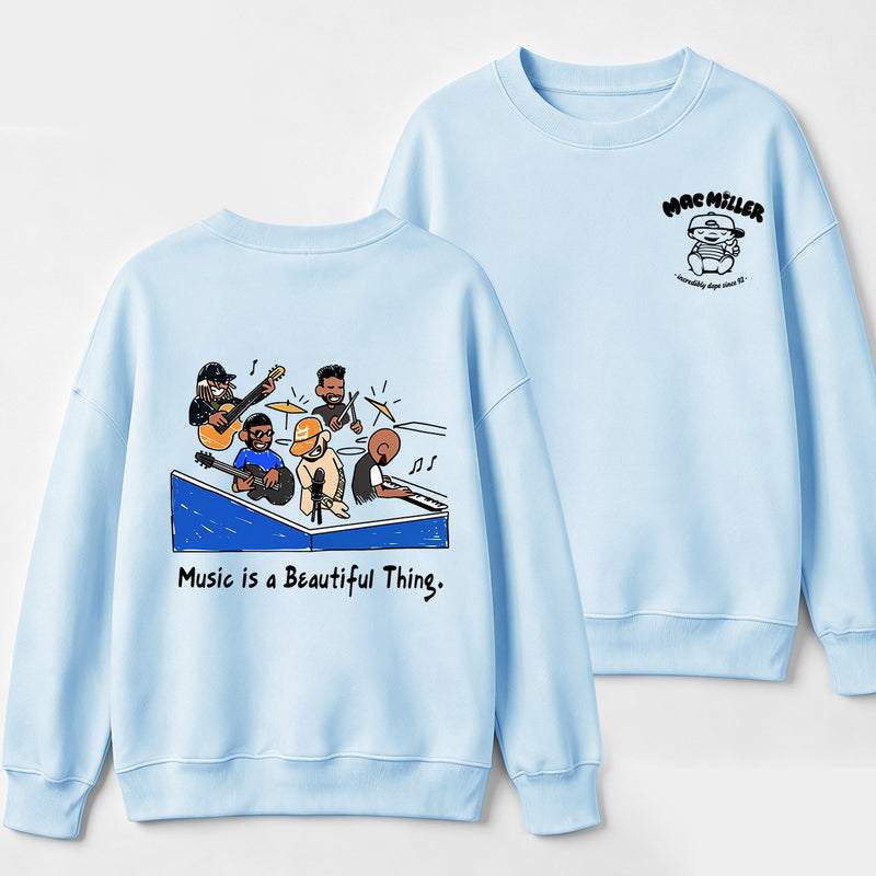 Music Is a Beautiful Thing Mac Miller Vintage Sweatshirt