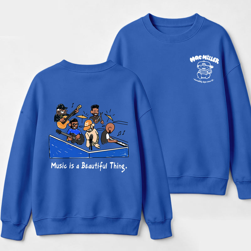 Music Is a Beautiful Thing Mac Miller Vintage Sweatshirt