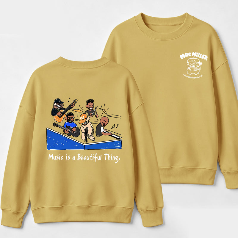 Music Is a Beautiful Thing Mac Miller Vintage Sweatshirt