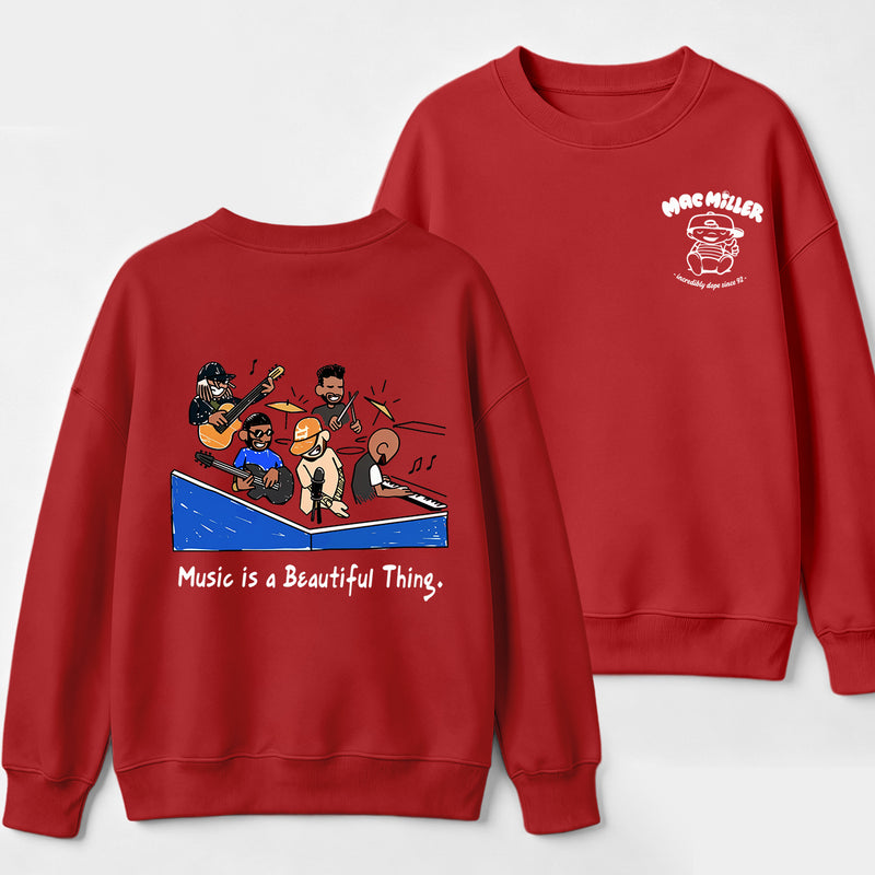 Music Is a Beautiful Thing Mac Miller Vintage Sweatshirt