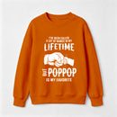 Pop Pop Name Graphic Casual Streetwear Sweatshirt