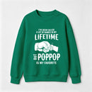 Pop Pop Name Graphic Casual Streetwear Sweatshirt