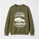 Pop Pop Name Graphic Casual Streetwear Sweatshirt