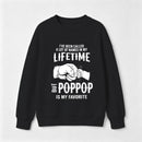 Pop Pop Name Graphic Casual Streetwear Sweatshirt