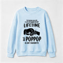 Pop Pop Name Graphic Casual Streetwear Sweatshirt