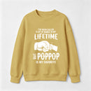 Pop Pop Name Graphic Casual Streetwear Sweatshirt