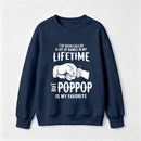 Pop Pop Name Graphic Casual Streetwear Sweatshirt