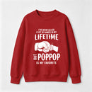 Pop Pop Name Graphic Casual Streetwear Sweatshirt