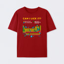 Red Can I Lick It Periodic Table T-Shirt