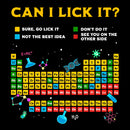 Can I Lick It Periodic Table Cotton Unisex T-Shirt