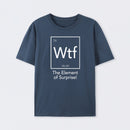 Navy Wtf - The Element of Surprise Funny Science T-Shirt