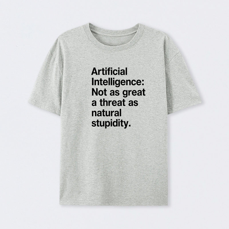 Grey Artificial Intelligence T-Shirt