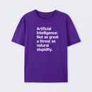 Purple Artificial Intelligence T-Shirt