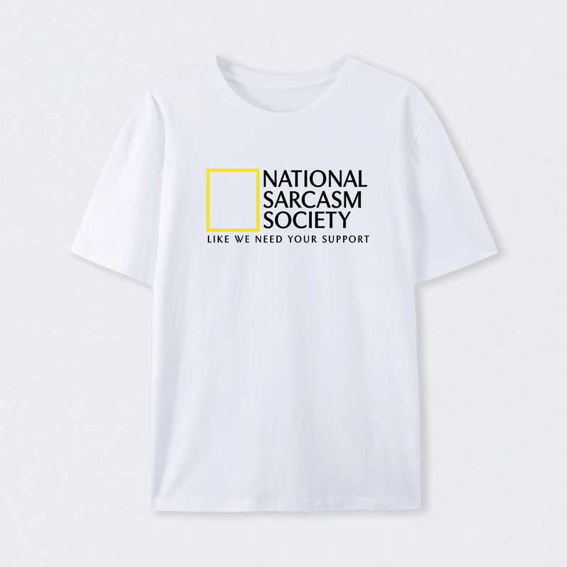 White National Sarcasm Society T-Shirt