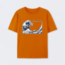 Orange The Great Fibonacci Wave Science T-Shirt
