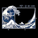 The Great Fibonacci Wave Science Cotton Unisex T-Shirt
