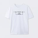 White Funny Engineer Resistor Science T-Shirt