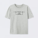 Grey Funny Engineer Resistor Science T-Shirt